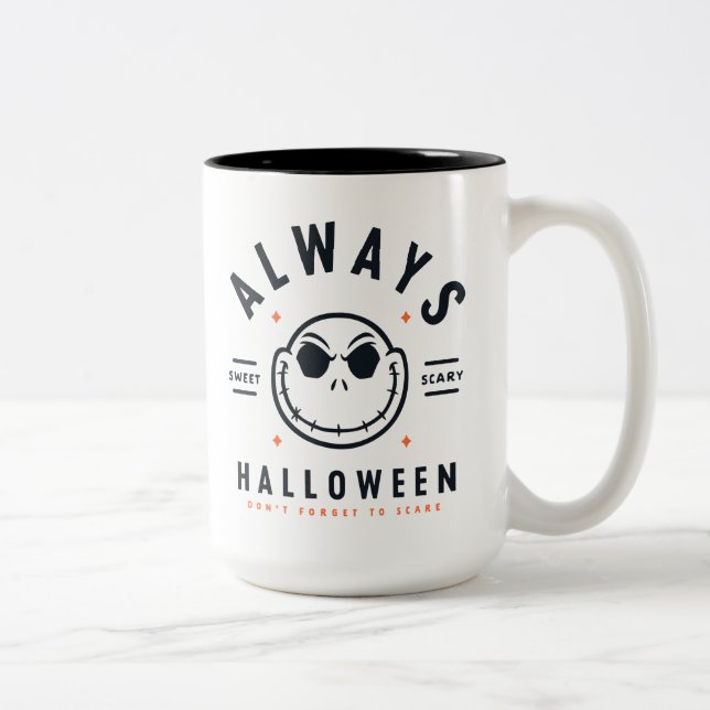 Tasse 2 Couleurs Jack Skellington - Toujours Halloween (Droit)