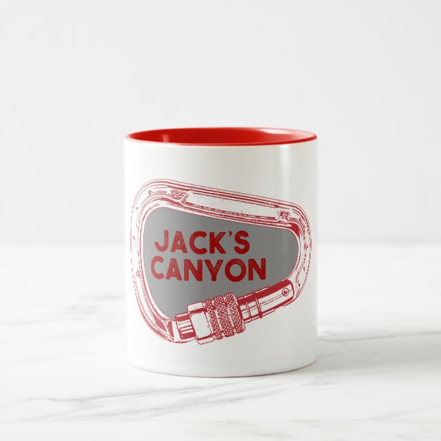 Tasse 2 Couleurs Jack's Canyon Escalade Carabiner (Centre)