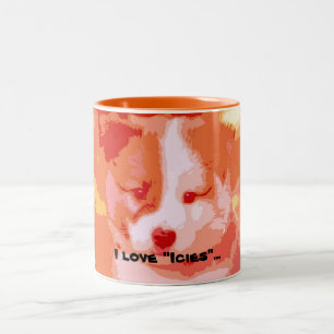 Tasse 2 Couleurs J'adore "Icies"...