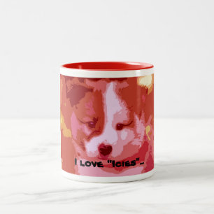 Tasse 2 Couleurs J'adore "Icies"...