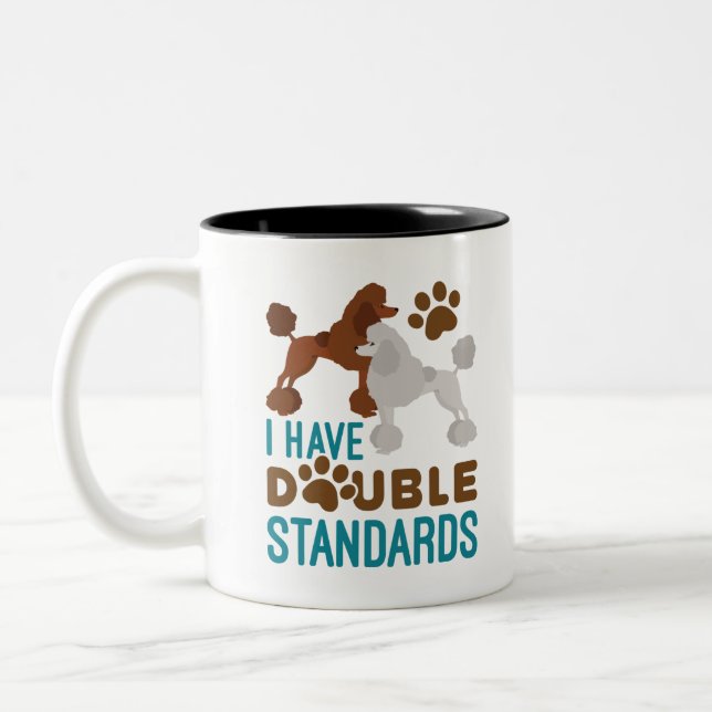 Tasse 2 Couleurs J'Ai Des Canicules Standard Double Standards (Gauche)
