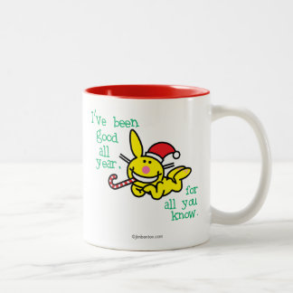 Tasse 2 Couleurs J'ai été bon toute l'année