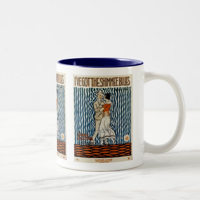 Tasse 2 Couleurs J'ai le Shimmie Blues (Droit)