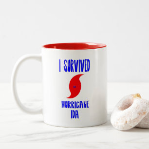 Tasse 2 Couleurs J'Ai Survécu À L'Ouragan Ida