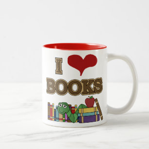 Tasse 2 Couleurs J'aime des livres