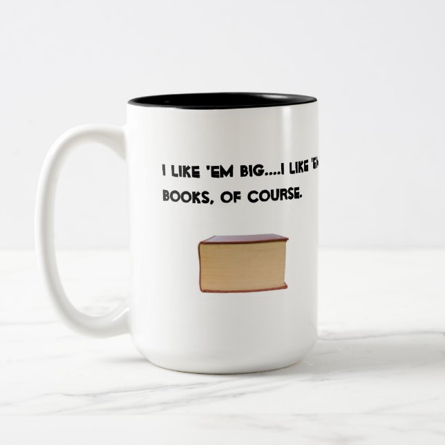 Tasse 2 Couleurs J'Aime 'Em Big (Gauche)