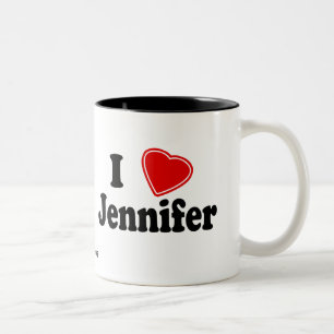 Tasse 2 Couleurs J'aime Jennifer