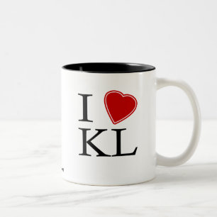 Tasse 2 Couleurs J'aime Kuala Lumpur