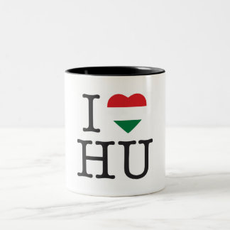 Tasse 2 Couleurs J'aime la Hongrie