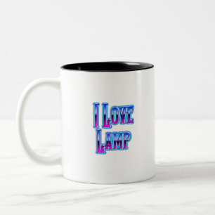 Tasse 2 Couleurs J'aime Lampe