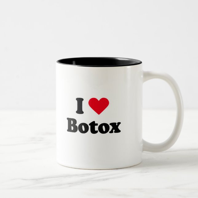 Tasse 2 Couleurs J'aime le botox (Droit)