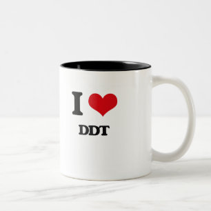 Tasse 2 Couleurs J'aime le DDT