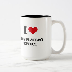 Tasse 2 Couleurs J'aime l'effet de placebo