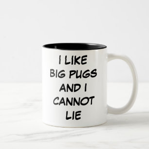 Tasse 2 Couleurs J'aime les grands Carlins et je ne peux pas mentir