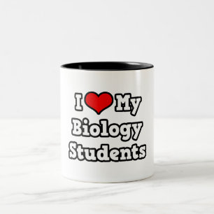 Tasse 2 Couleurs J'Aime Mes Étudiants En Biologie