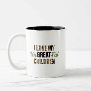 Tasse 2 Couleurs J'aime mes grands enfants ingrats