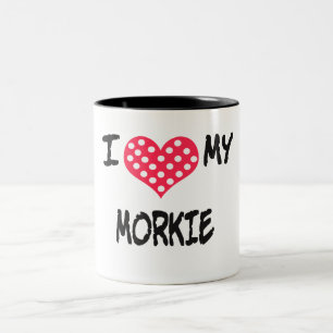 Tasse 2 Couleurs J'aime mon Morkie