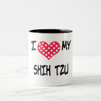 Tasse 2 Couleurs J'aime mon Shih Tzu