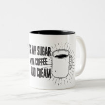J'aime mon sucre avec du café