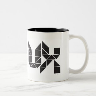 Tasse 2 Couleurs J'aime UX