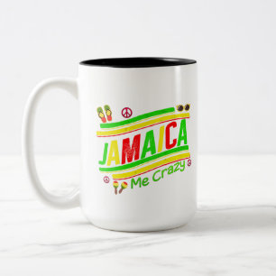 Tasse 2 Couleurs Jamaïque Me Crazy Cruise Vacances Groupe Correspon