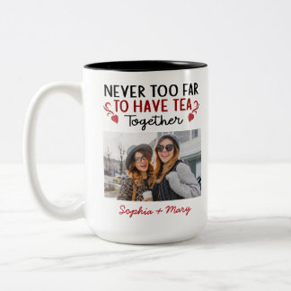 Tasse 2 Couleurs Jamais trop loin pour prendre le thé ensemble Phot