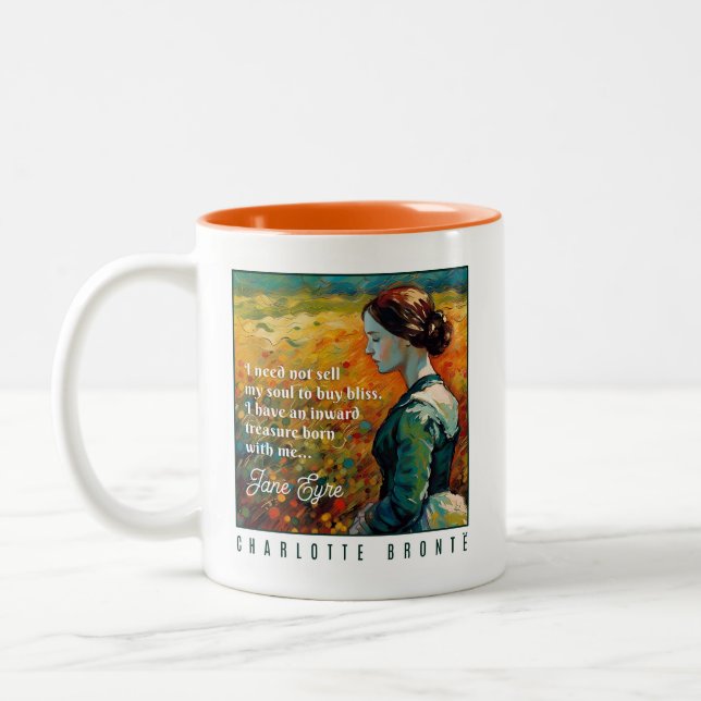 Tasse 2 Couleurs Jane Eyre Cite Monet Style Peinture (Gauche)