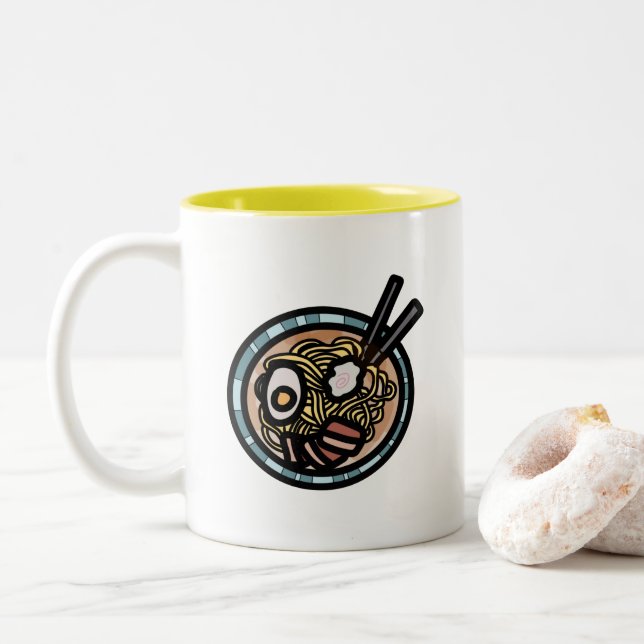 Tasse 2 Couleurs Japonais cuit (Avec donut)