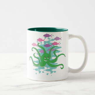 Tasse 2 Couleurs jardin de mer