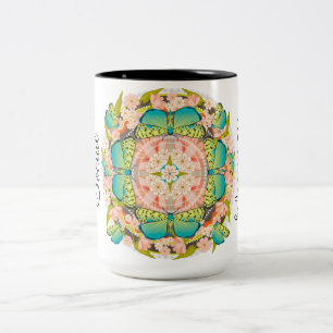 Tasse 2 Couleurs Jardin des papillons