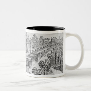 Tasse 2 Couleurs Jardin du duc de Parme sur la colline de Palatine,