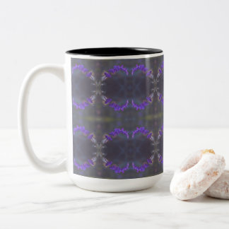 Tasse 2 Couleurs Jardin Floral Violet
