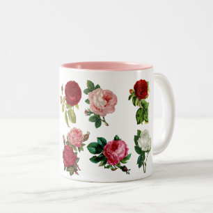 Tasse 2 Couleurs Jardin rose