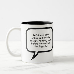 Tasse 2 Couleurs Jargon de directeur de bureau