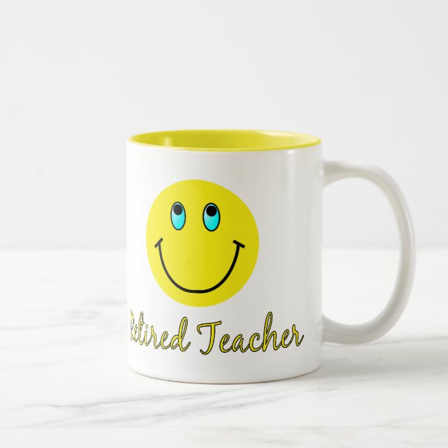 Tasse 2 Couleurs JAUNE retiré de professeur (Droit)