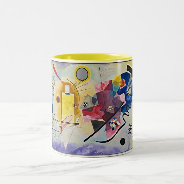 Tasse 2 Couleurs Jaune Rouge Bleu de Wassily Kandinsky (Centre)