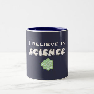 Tasse 2 Couleurs Je Crois À La Science