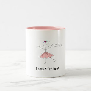 Tasse 2 Couleurs Je danse pour Jésus