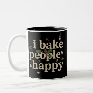 Tasse 2 Couleurs Je fais cuire les gens Cupcake & Cookie Baking Cre