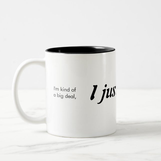 Tasse 2 Couleurs Je le suis ! (Gauche)