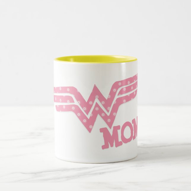 Tasse 2 Couleurs Je me demande maman rose (Centre)