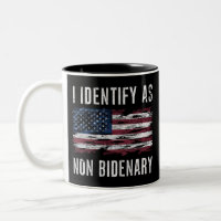 Je M'Identifie Comme Un Drapeau Américain Patriot 