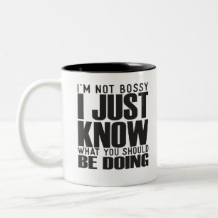 Tasse 2 Couleurs Je ne suis pas stupide, je sais juste ce que tu de