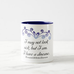 Tasse 2 Couleurs Je peux ne pas sembler… le rhumatisme articulaire
