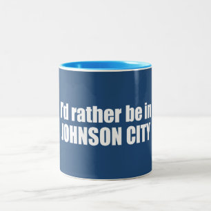 Tasse 2 Couleurs Je préférerais être à Johnson City Tennessee