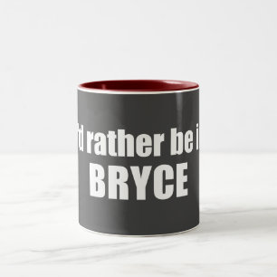 Tasse 2 Couleurs Je Préférerais Être Dans Le Parc National De Bryce