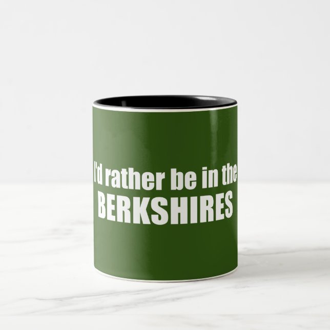 Tasse 2 Couleurs Je Préférerais Être Dans Les Berkshires (Centre)
