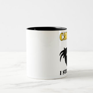 Tasse 2 Couleurs Je regarde fixement de retour - chèvre