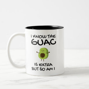 Tasse 2 Couleurs Je sais que le guac est en supplément mais moi aus