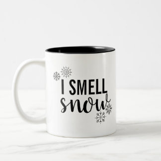 Tasse 2 Couleurs Je Sens La Neige